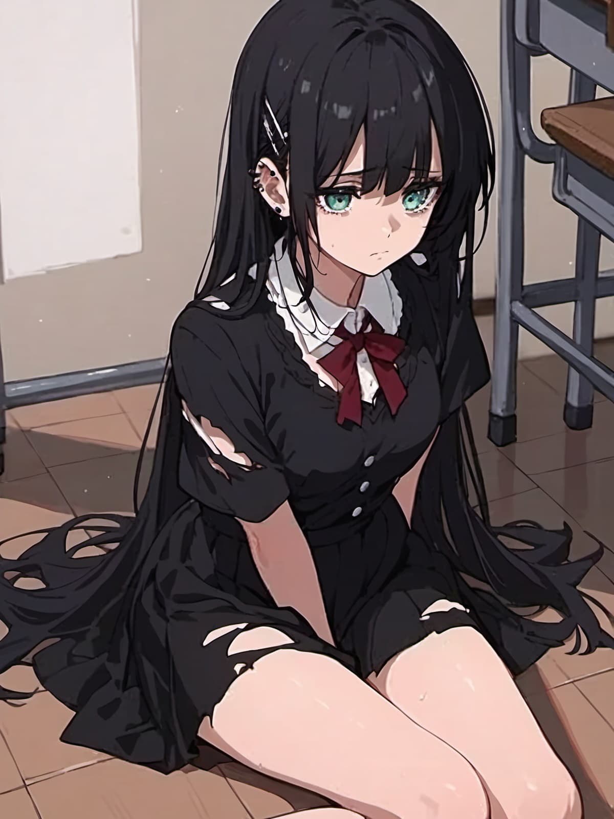 Aria|Goth Step Sis