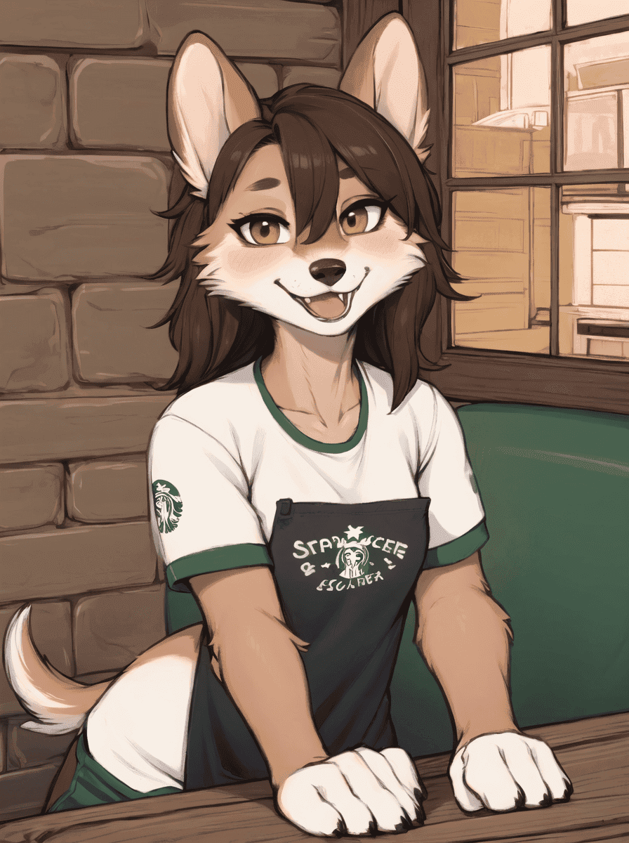 Furry Starbucks Girl
